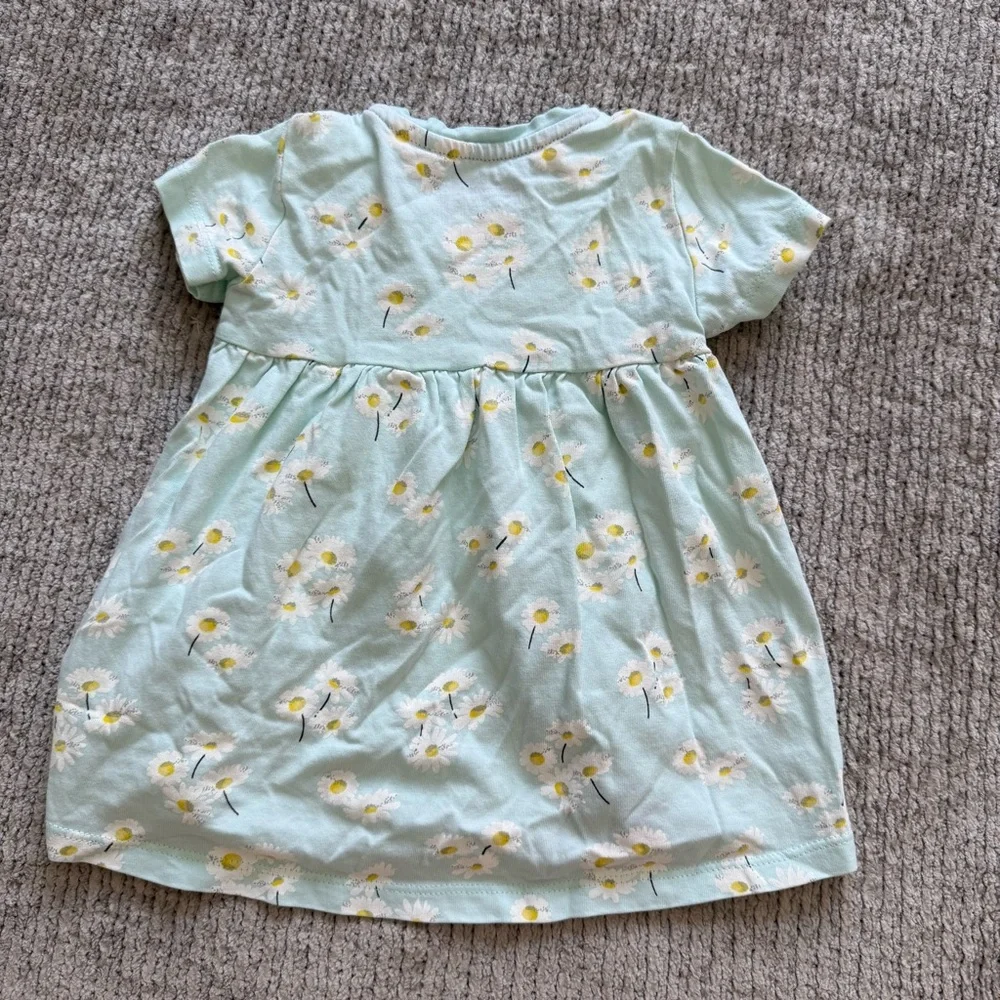 Blue Zoo Baby Mint Green Daisy Dress 0–3‎ Months Floral Spring - Picture 3 of 7